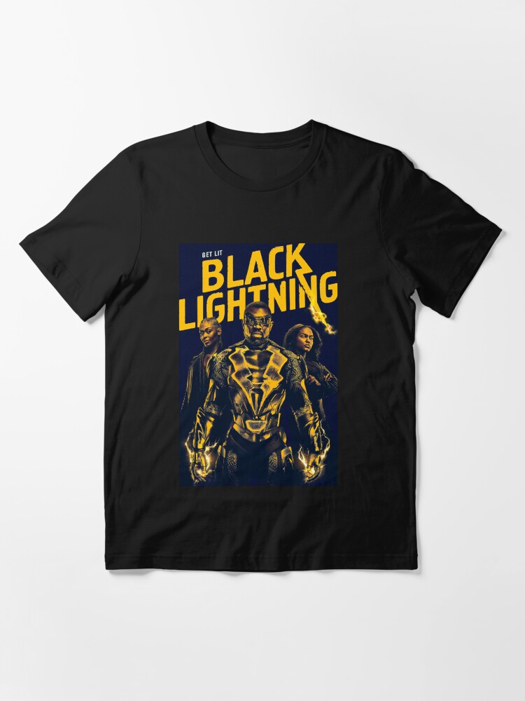 "Black Lightning" Tshirt for Sale by idebnams Redbubble black