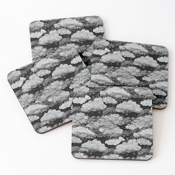 Item preview, Darkened Skies: A Black Cloud Pattern designed and sold by SweetRepeat.