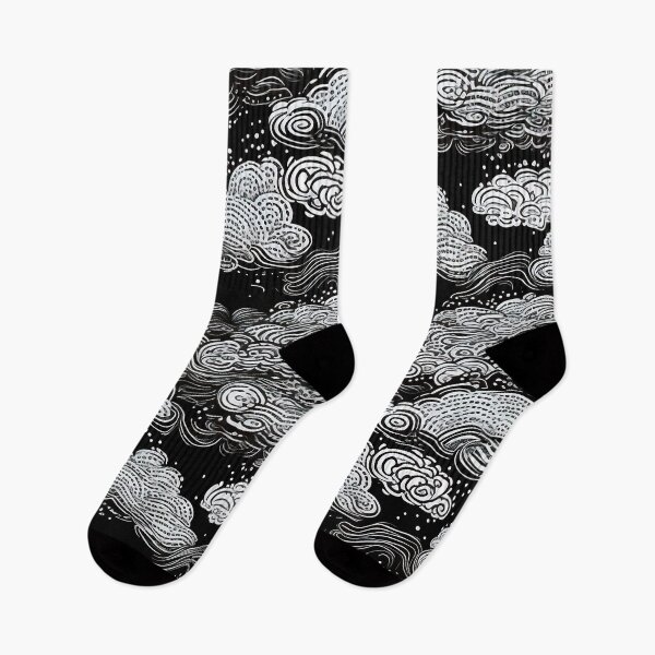 Item preview, Darkened Skies: A Black Cloud Pattern designed and sold by SweetRepeat.
