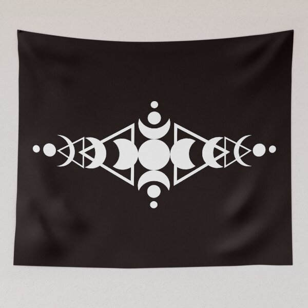 Item preview, Moon Phases tribal design Flipped White designed and sold by Artimas.