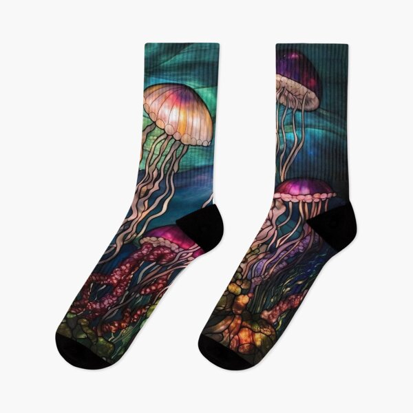 Item preview, Stained Glass Jellyfish designed and sold by Matt's Artificial Nature.