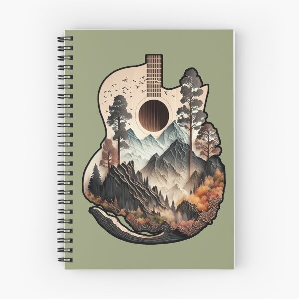 Item preview, Guitar with Nature and Landscape inside - Designed By SK designed and sold by Silvio K..