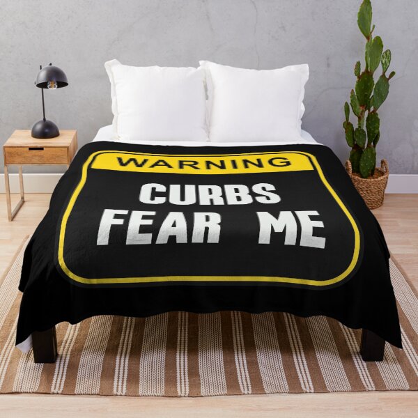 Item preview, Hilarious Bumper Sign - Curbs Fear Me, Comical Driving Warning designed and sold by ElLocoMus.