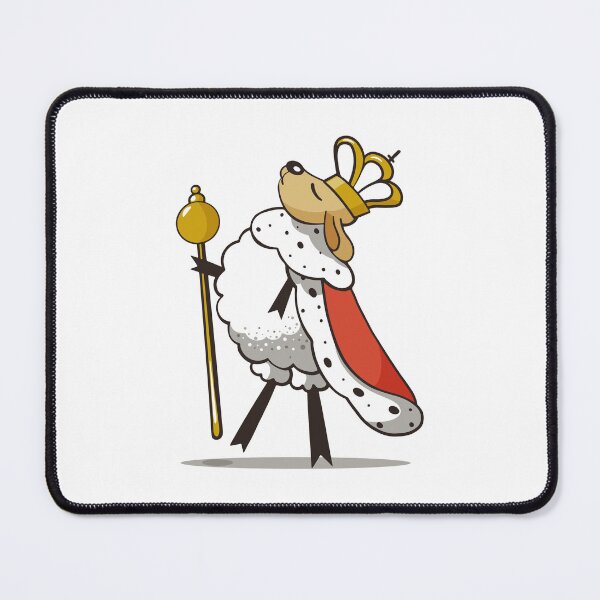 Item preview, Sheep king,  cartoon animal character with crown. designed and sold by VaskanianArt.
