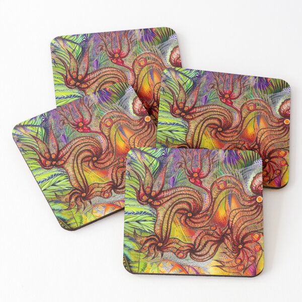 Item preview, Trippy jungle  designed and sold by Doodle Mind Journeys.