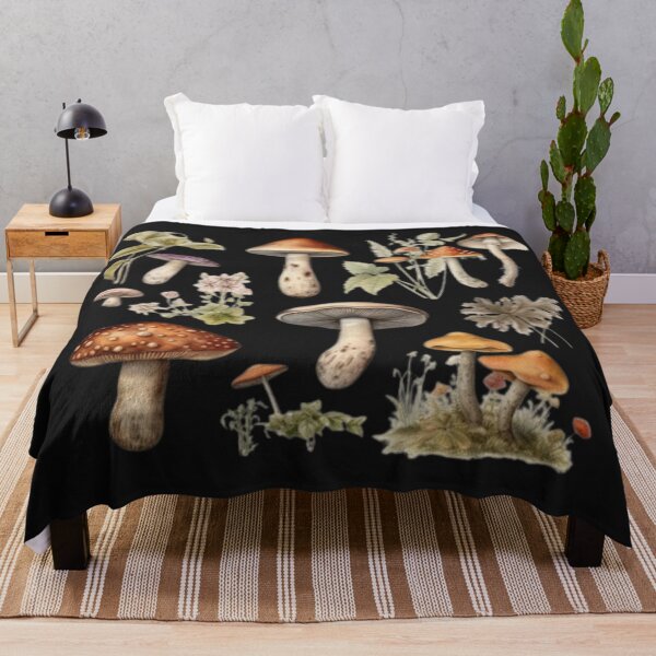 Artikelvorschau, Vintage-style botanical prints of mushrooms entworfen und verkauft von CRAZY&ART.