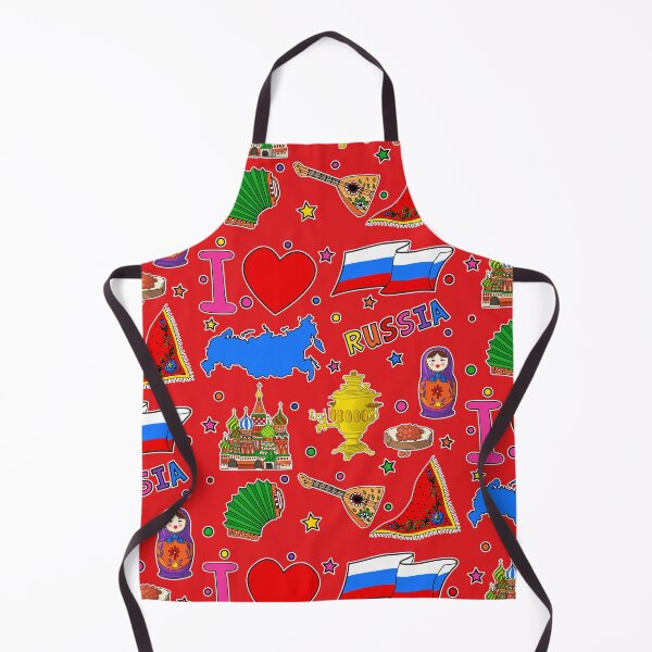 Item preview, Russian hand drawn landmarks, Russia map, National symbols designed and sold by mashmosh.