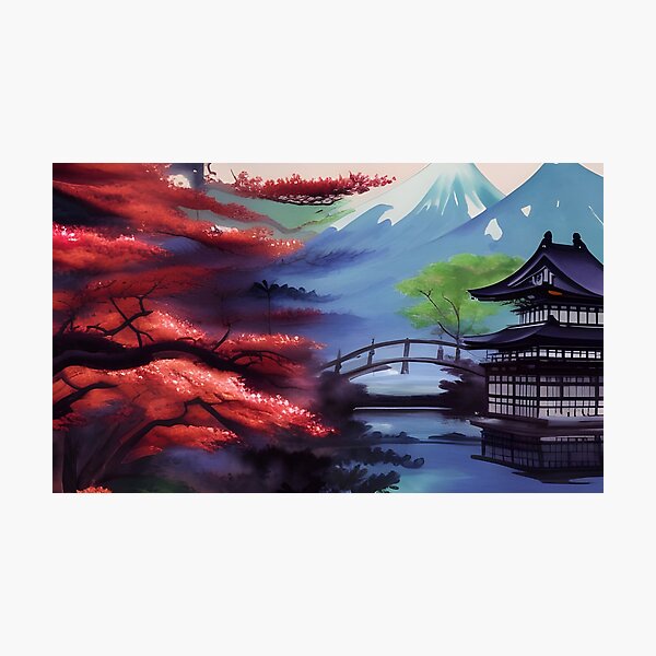 Item preview, Artwork of nature from Japan designed and sold by brandway.