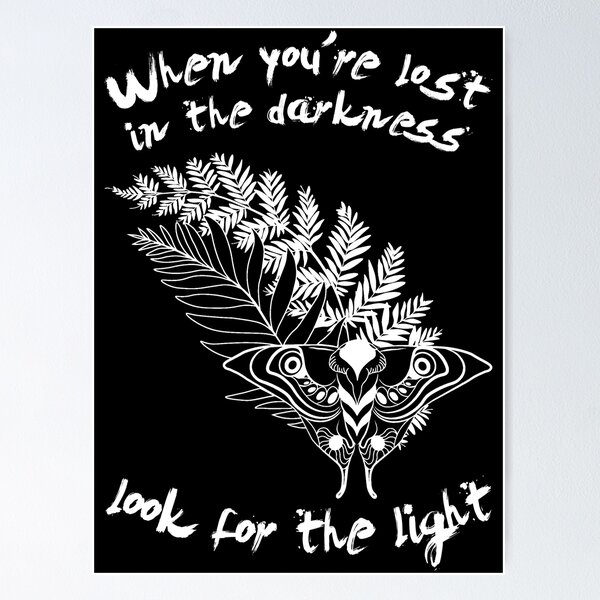 Ellie Tattoo Look for the Light - The Last Of Us - Posters and Art Prints