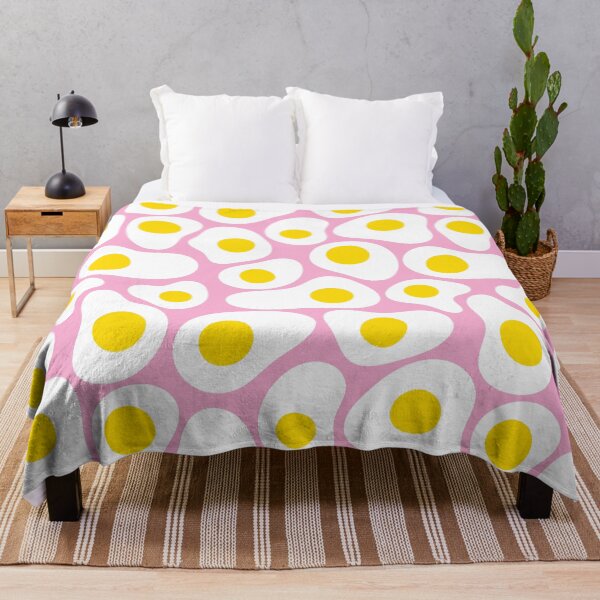 Item preview, Fried Egg Pattern (pink) designed and sold by ArtWilloughby.