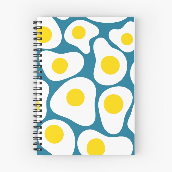 Item preview, Fried Egg Pattern (dark blue) designed and sold by ArtWilloughby.