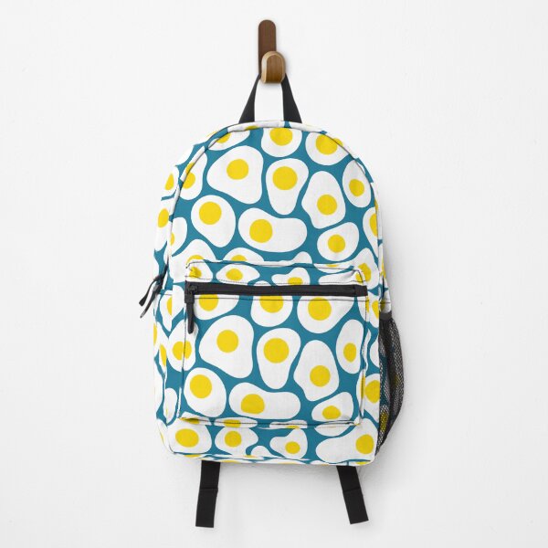 Item preview, Fried Egg Pattern (dark blue) designed and sold by ArtWilloughby.