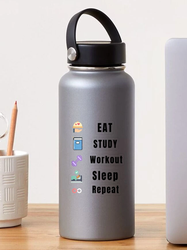 Train eat sleep repeat Water Bottle Tumbler 32 oz