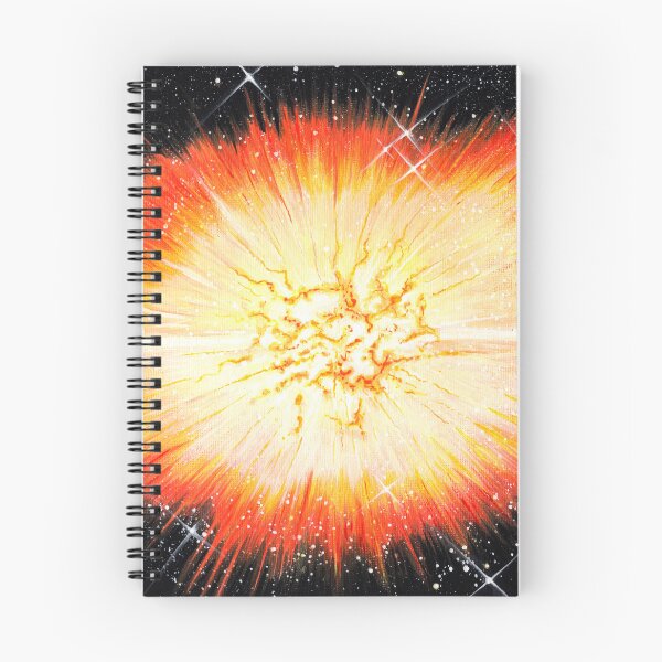 Item preview, Cosmic artwork - 'Going Supernova' - Acrylic on paper designed and sold by Handmaiduns.