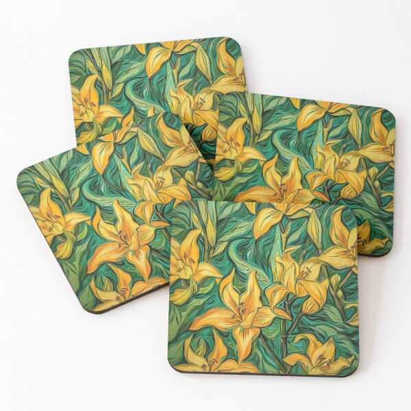 Item preview, Lily flower art Flower collection #4 designed and sold by LollyShineART.