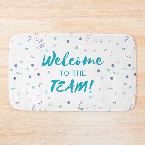 Item preview, Welcome to the Team - Blue Confetti Celebration designed and sold by inspirationzgal.