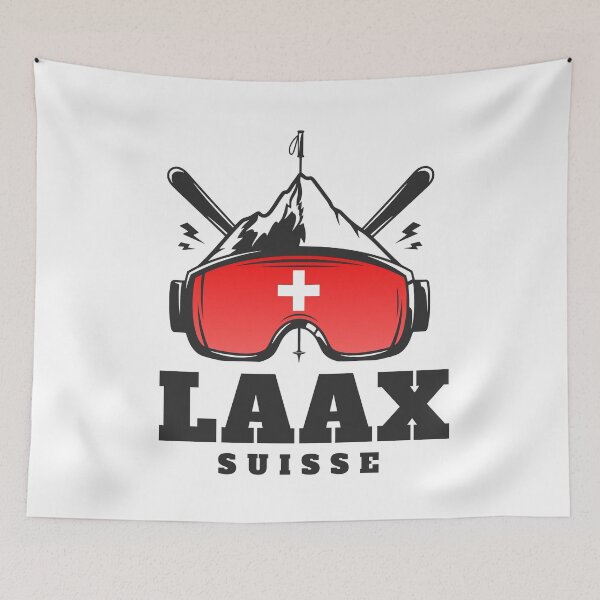 Item preview, Laax Switzerland Ski Resort Skiing Souvenir designed and sold by JackCurtis1991.