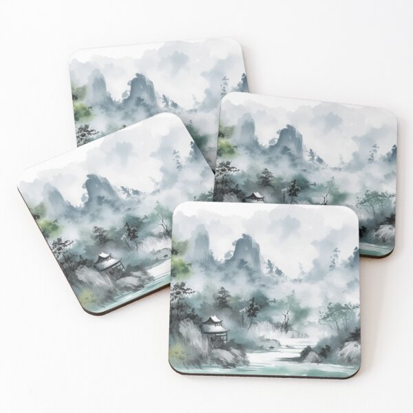 Item preview, Misty Morning in the Mountains designed and sold by frogg136.