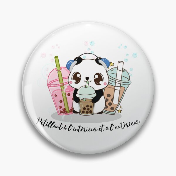 Item preview, panda bubble tea kawaii cute bubble t-shirt designed and sold by kawaii-easyshop.
