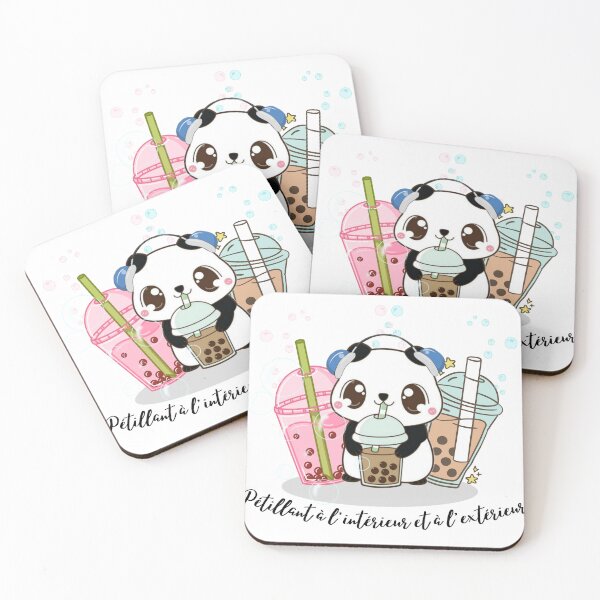 Item preview, panda bubble tea kawaii cute bubble t-shirt designed and sold by kawaii-easyshop.