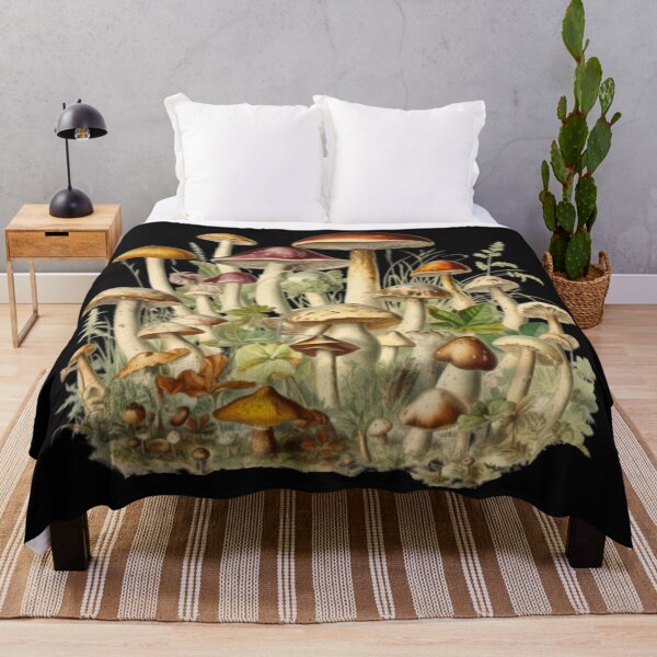 Artikelvorschau, Vintage-style botanical prints of mushrooms entworfen und verkauft von CRAZY&ART.