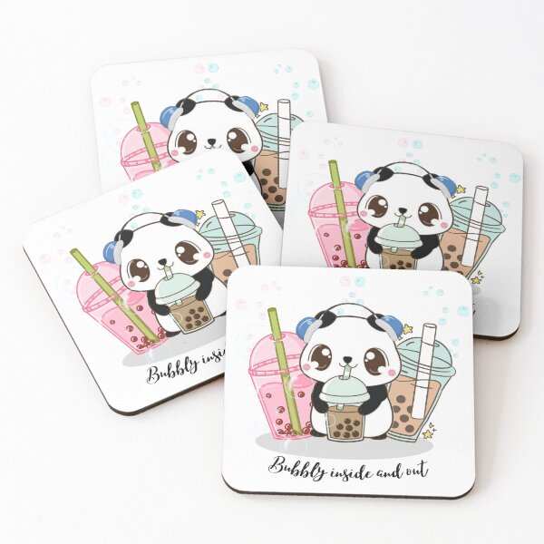 Item preview, panda bubble tea kawaii cute bubble t-shirt designed and sold by kawaii-easyshop.