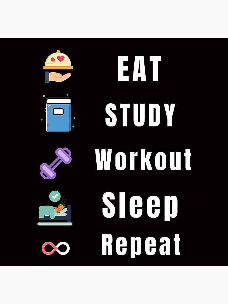 STUDY,WORK,EAT,SLEEP(RS LIFE #3) 