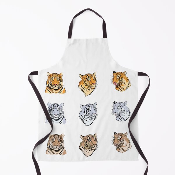 Item preview, Colorful Heads Of Tigers designed and sold by Iryna-Design.