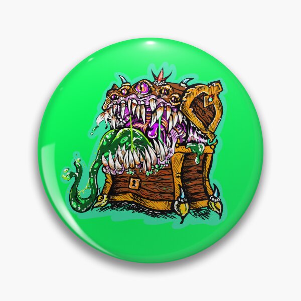 Item preview, Mimic Dungeon Monster - Bitey Boy designed and sold by WhatWhatDesigns.