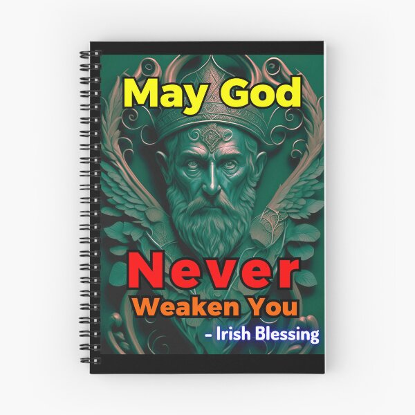 Item preview, Irish Blessing - May God Never Weaken You designed and sold by IrishProverbs.