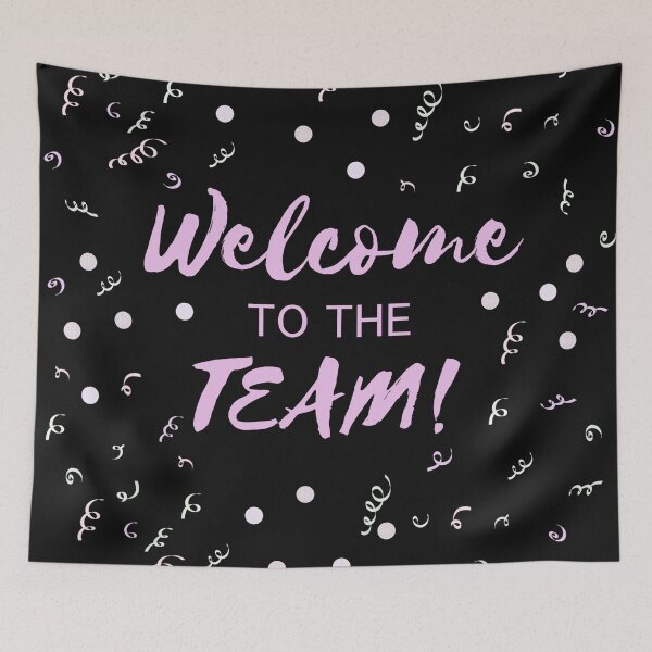 Item preview, Welcome to the Team - Pink Confetti Celebration designed and sold by inspirationzgal.