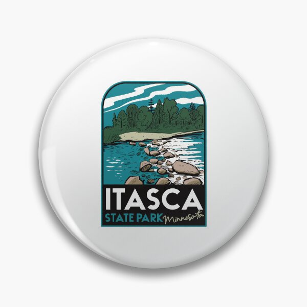 Item preview, Itasca State Park MN Badge designed and sold by HalpinDesign.
