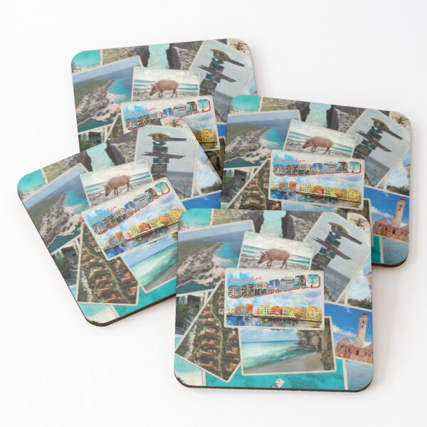 Item preview, Greetings from Curacao Vintage style retro souvenir designed and sold by DeveloperProp0.