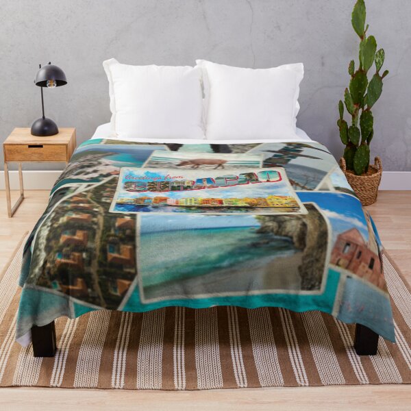 Item preview, Greetings from Curacao Vintage style retro souvenir designed and sold by DeveloperProp0.