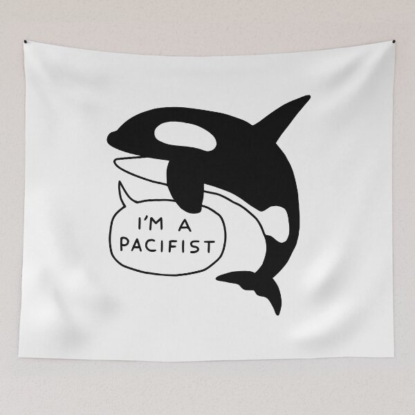 Item preview, Nonviolence Whale designed and sold by obinsun.