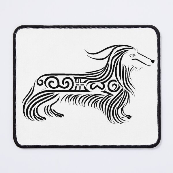 Item preview, Viking Dachshund Banner designed and sold by SilverFrog.