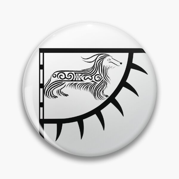 Item preview, Viking Dachshund Banner designed and sold by SilverFrog.