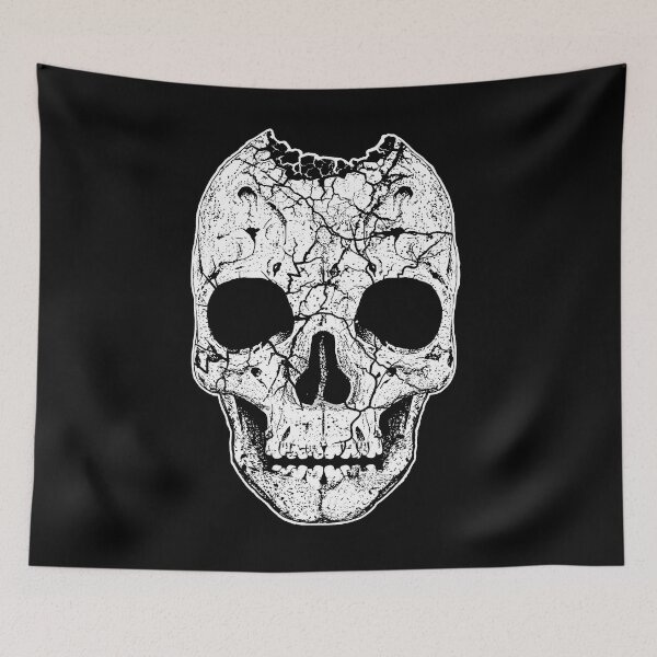Item preview, DAMAGED SKULL - SIF designed and sold by AstrophobiaArt.