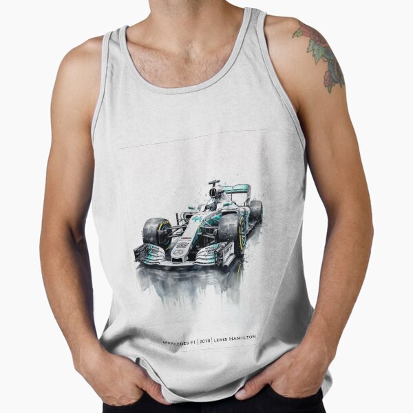 Lewis Hamilton 2018 F1 Car Mercedes W09 Art Gift Art Board