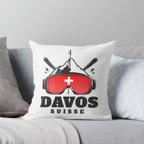 Item preview, Davos Switzerland Ski Resort Skiing Souvenir designed and sold by JackCurtis1991.