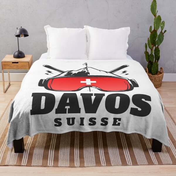 Item preview, Davos Switzerland Ski Resort Skiing Souvenir designed and sold by JackCurtis1991.