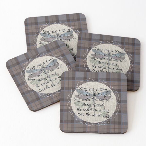 Item preview, Outlander Song - Fraser Tartan Kilt Dark - Dragonfly and Thistle designed and sold by dealchica.