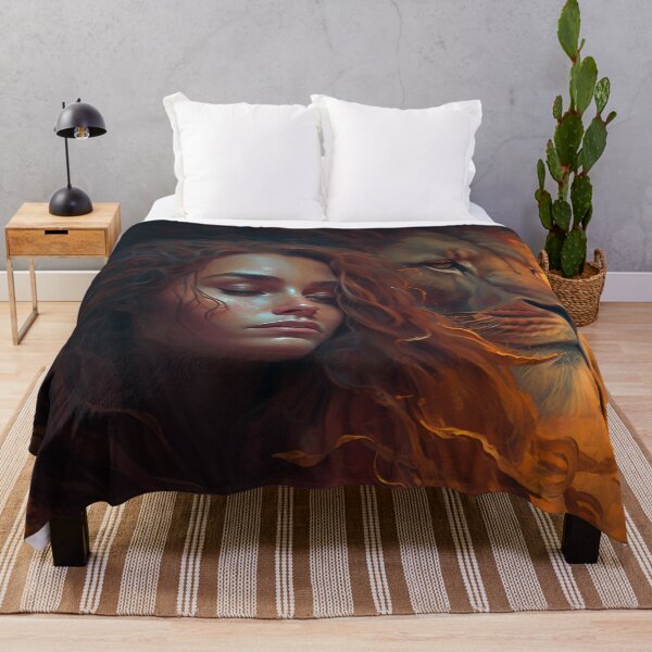 Item preview, "The Girl and her Lion" designed and sold by Krystian Maliszewski.