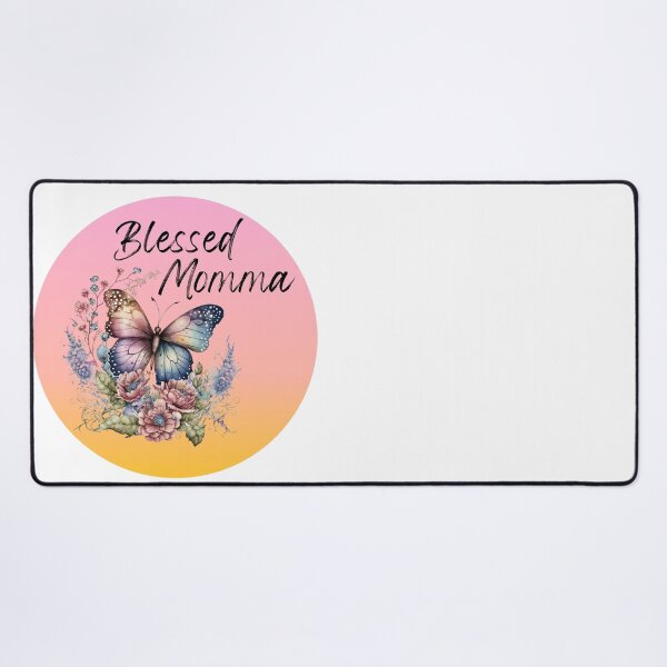 Item preview, Blessed momma- butterfly and flowers blessed momma- blessed mother designed and sold by Janetlousart.
