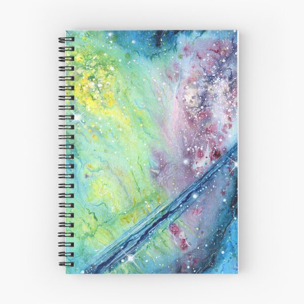 Item preview, Cosmic artwork - 'Sideways' - Acrylic on paper designed and sold by Handmaiduns.