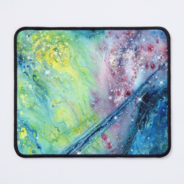Item preview, Cosmic artwork - 'Sideways' - Acrylic on paper designed and sold by Handmaiduns.