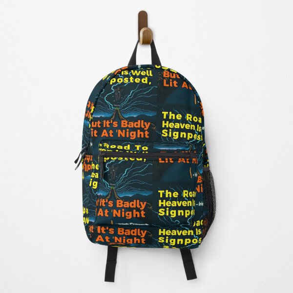 Item preview, Irish Proverb - The Road To Heaven Is Well Signposted, But It's Badly Lit At Night designed and sold by IrishProverbs.