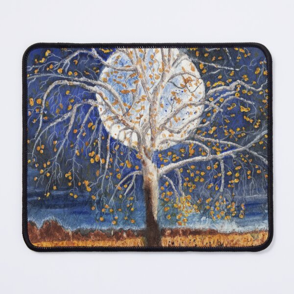 Item preview, Sycamore Tree Under a Blue Moon Batik designed and sold by The Elderberry Blossom.
