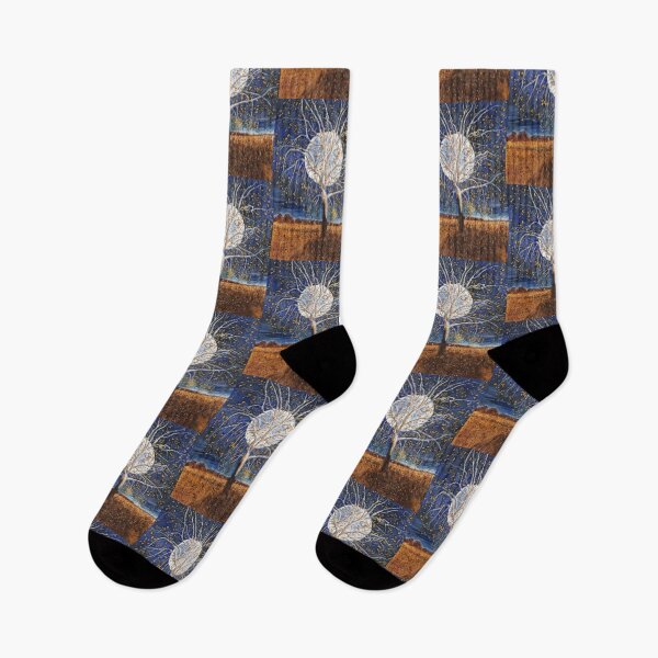 Item preview, Sycamore Tree Under a Blue Moon Batik designed and sold by The Elderberry Blossom.