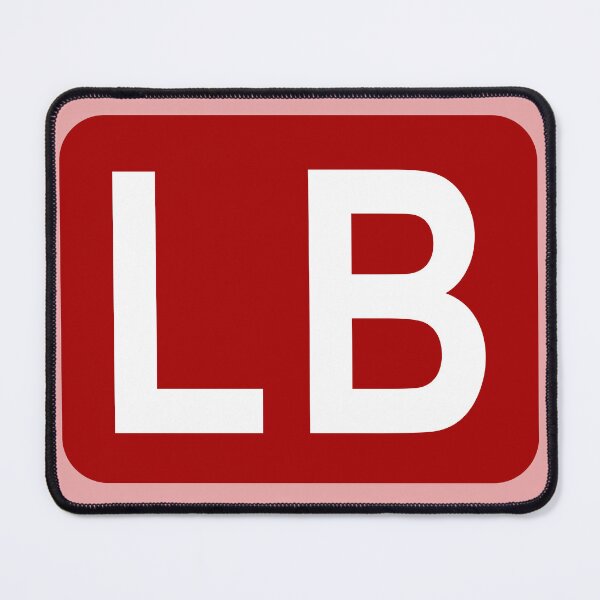 Item preview, LB Initials designed and sold by Jeallan Designs.